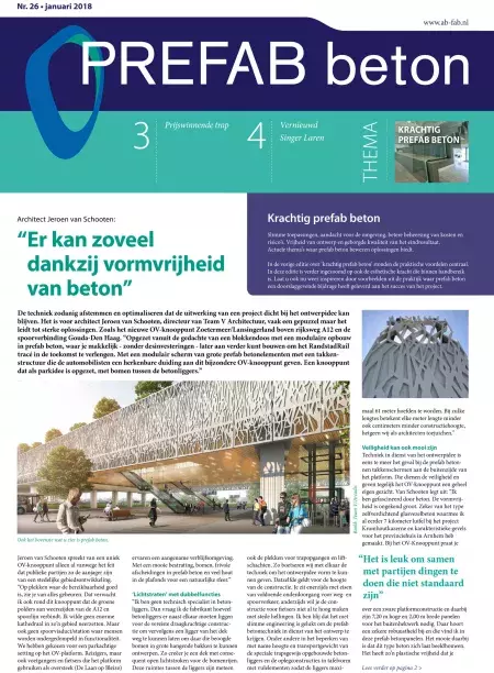 Constructief Prefab krant nr. 26 Thema Krachtig Beton 2-cover