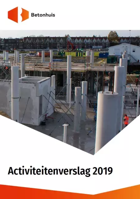Cover Activiteitenverslag Betonhuis 2019