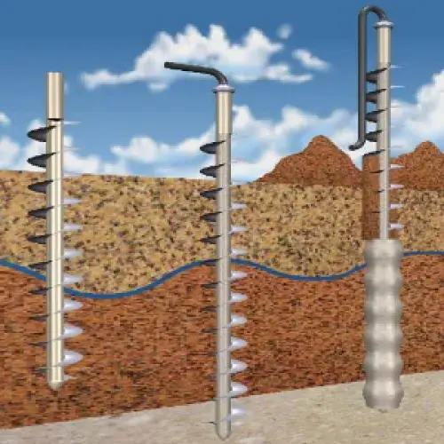 Schroefpalen Met Avegaar Betonhuis Schroefpalen Met Avegaar Betonhuis