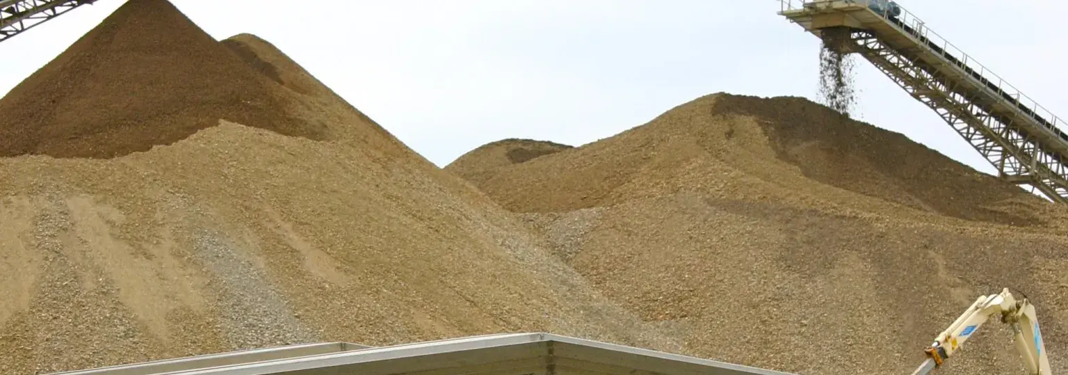 Twee volumedelen zand