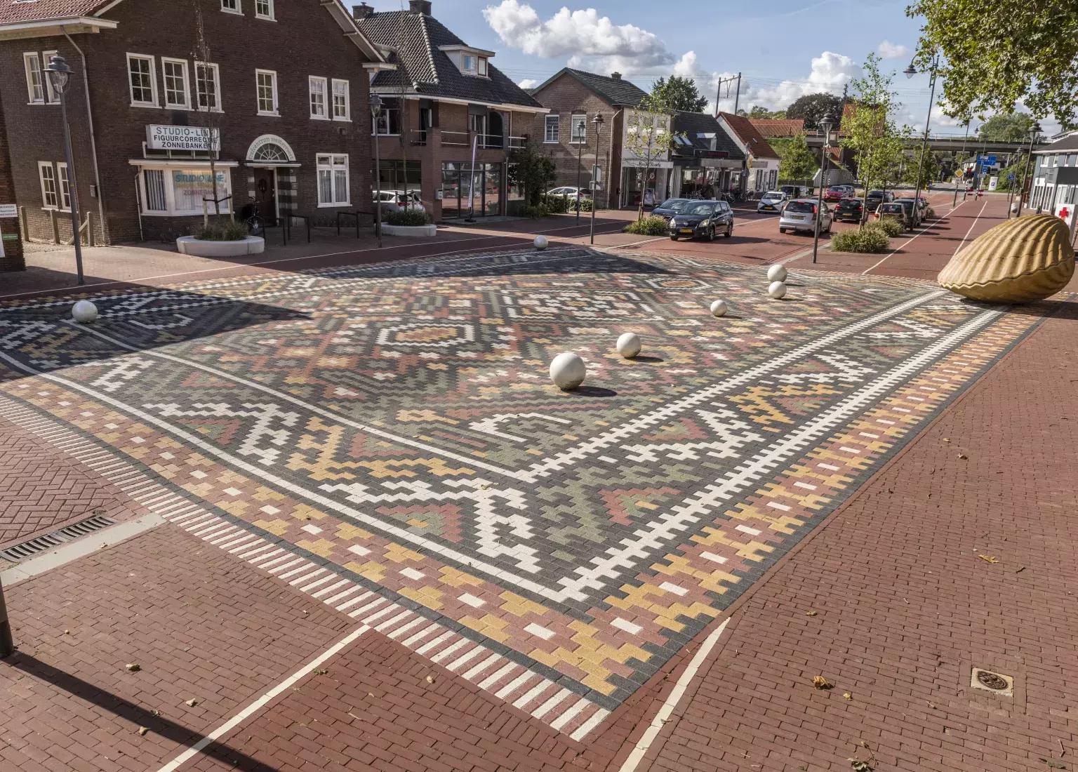 Straatwerk als oosters tapijtje