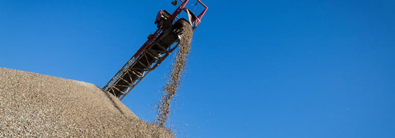 Betonhuis-Betonmortel-Grind-Transportband