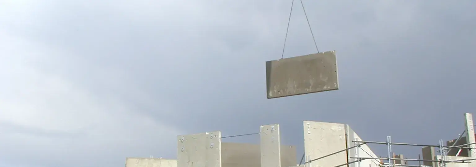 Woningbouw met prefab beton