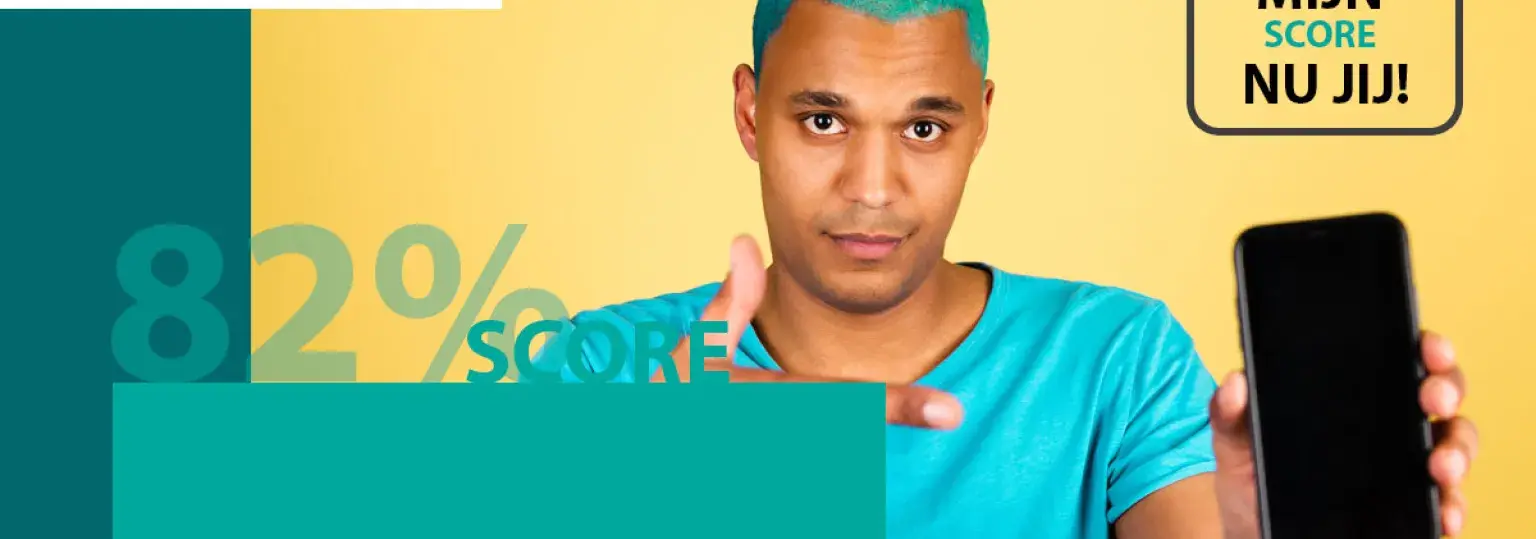 Banner voor social media om de Betongame te promoten. 