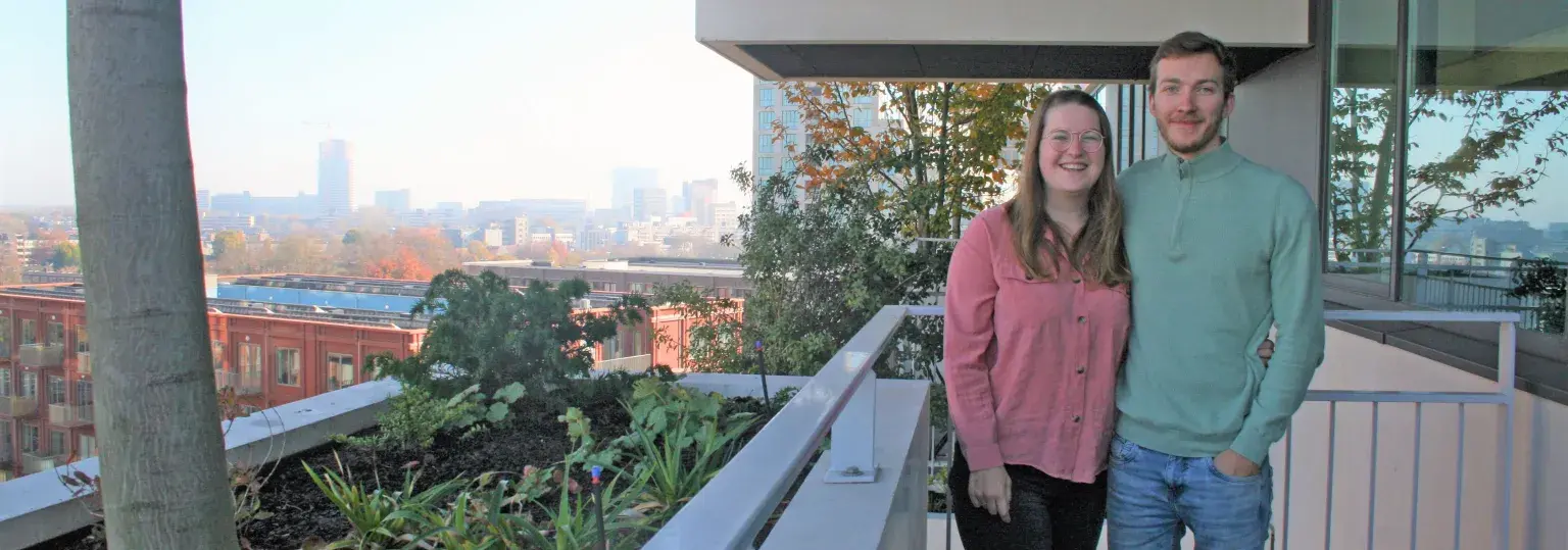 Niek en Jente zijn de bewoners van de Trudo Toren