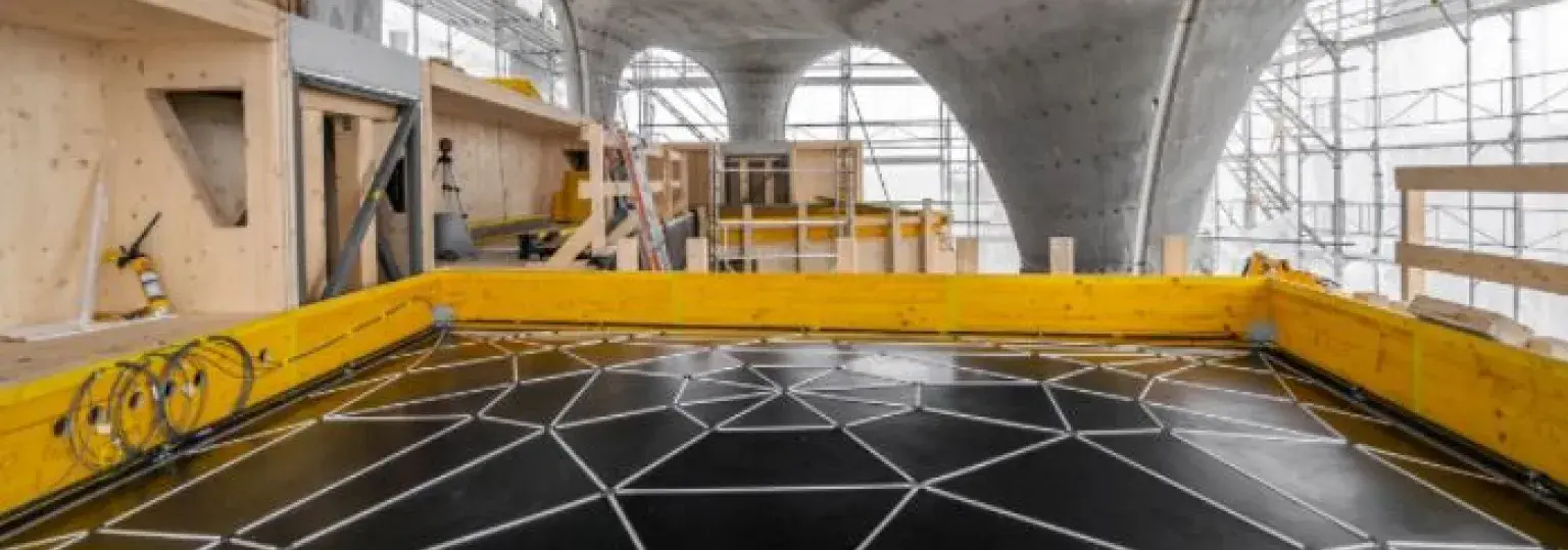 Speciaal ontworpen dunner beton voor vloeren