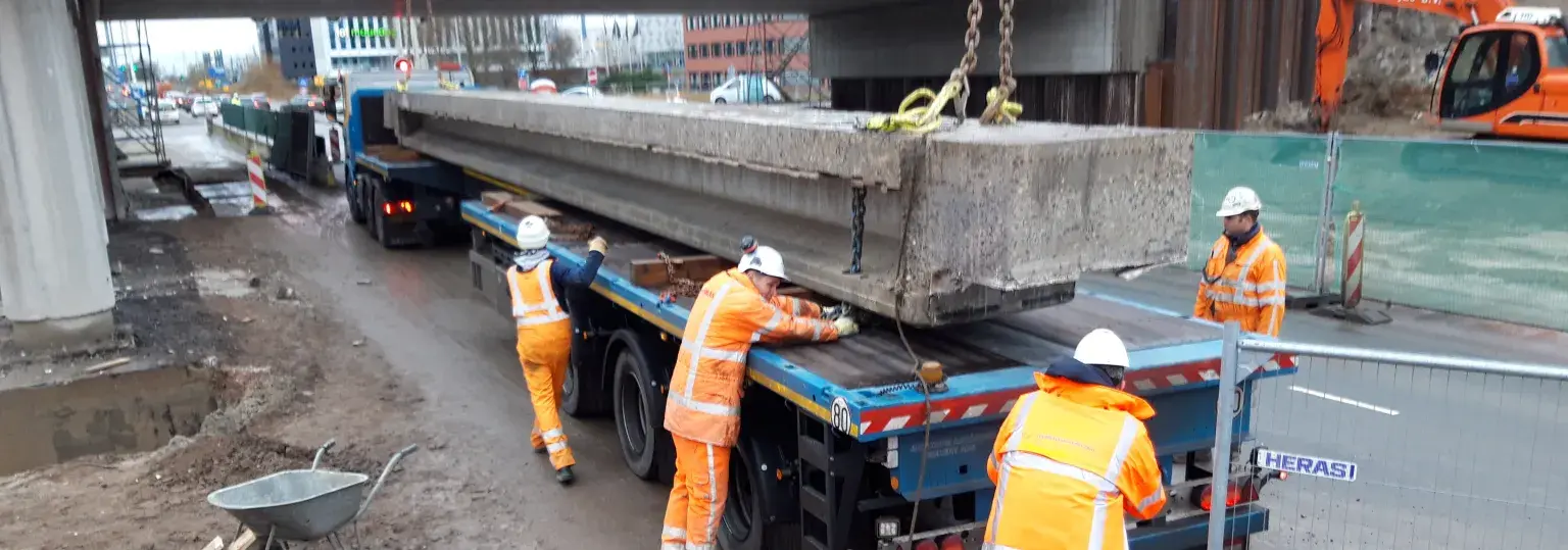 Betonnen liggers krijgen tweede leven 01