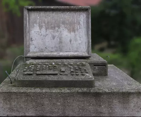 Computer PC van beton