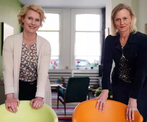 Aukje Nauta en Cristel van de Ven van Factor Vijf