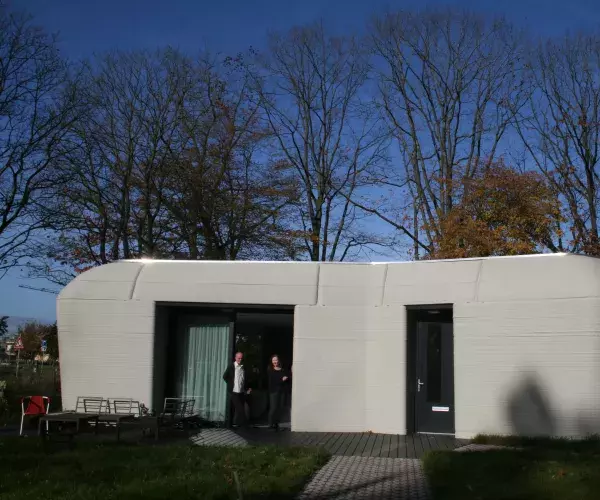 Printbetonwoning buitenkant