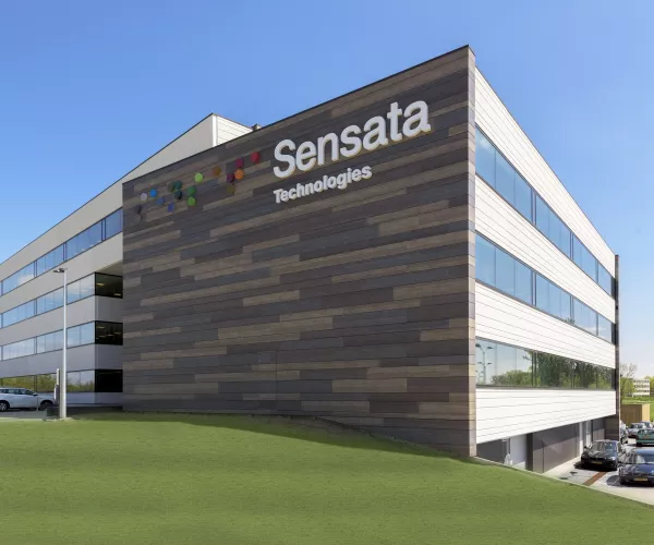 Kantoorgebouw van Sensata, nieuwbouw waarbij gebruik gemaakt is van cementloos beton